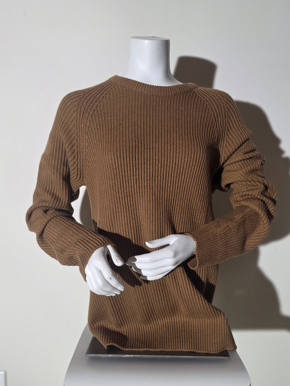 Jack & Jones Men's Crewneck Sweater in Cognac Brown (Size S)